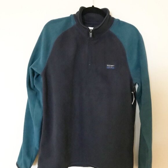 Old Navy Fleece ¼ Zip Pullover Sweater kids boys teens M New - Picture 3 of 9